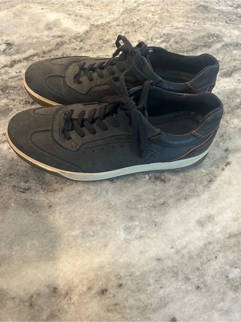 Ecco Men's Casual Lace-Up Sneakers blk size 10